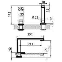 Kuhinjska armatura Foster FLAT 8478 000